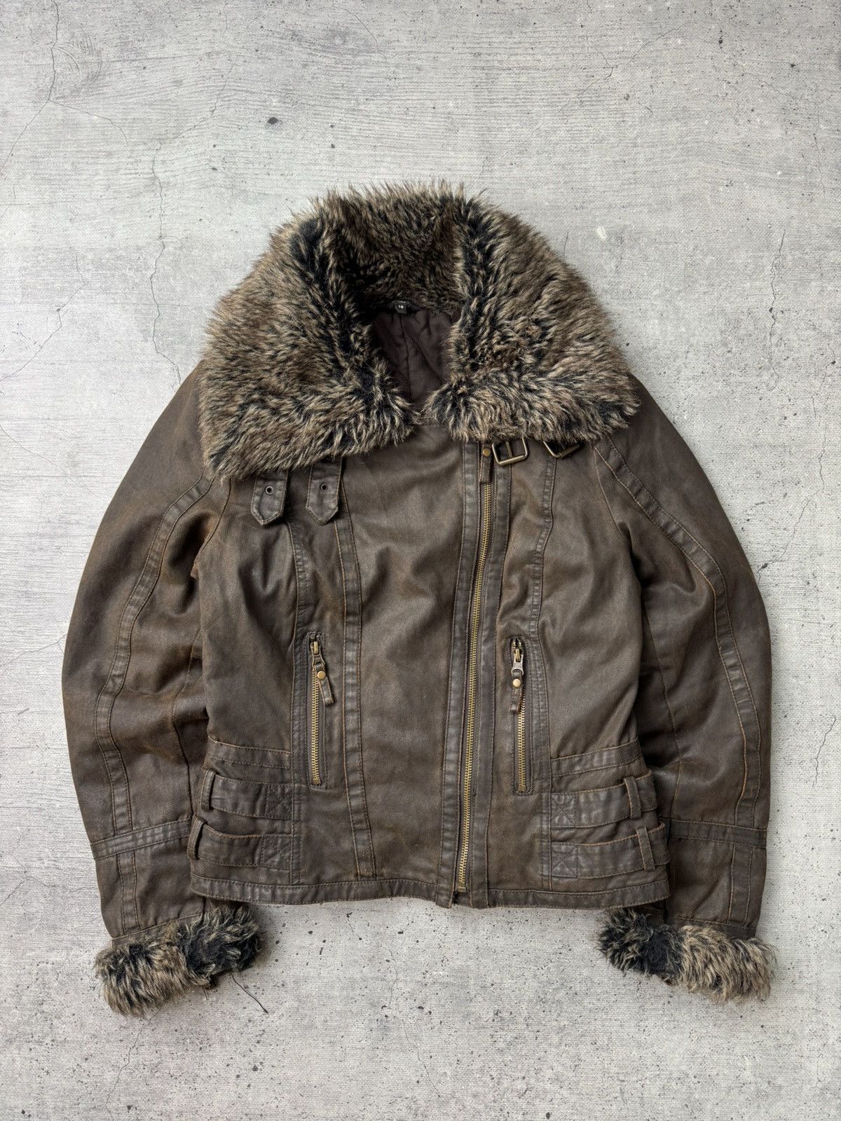 Hysteric Glamour CRAZY Y2K FUR JACKET if six was nine style Y2K Avant Garde 🇯🇵 Size US S / EU 44-46 / 1 - 2 Thumbnail