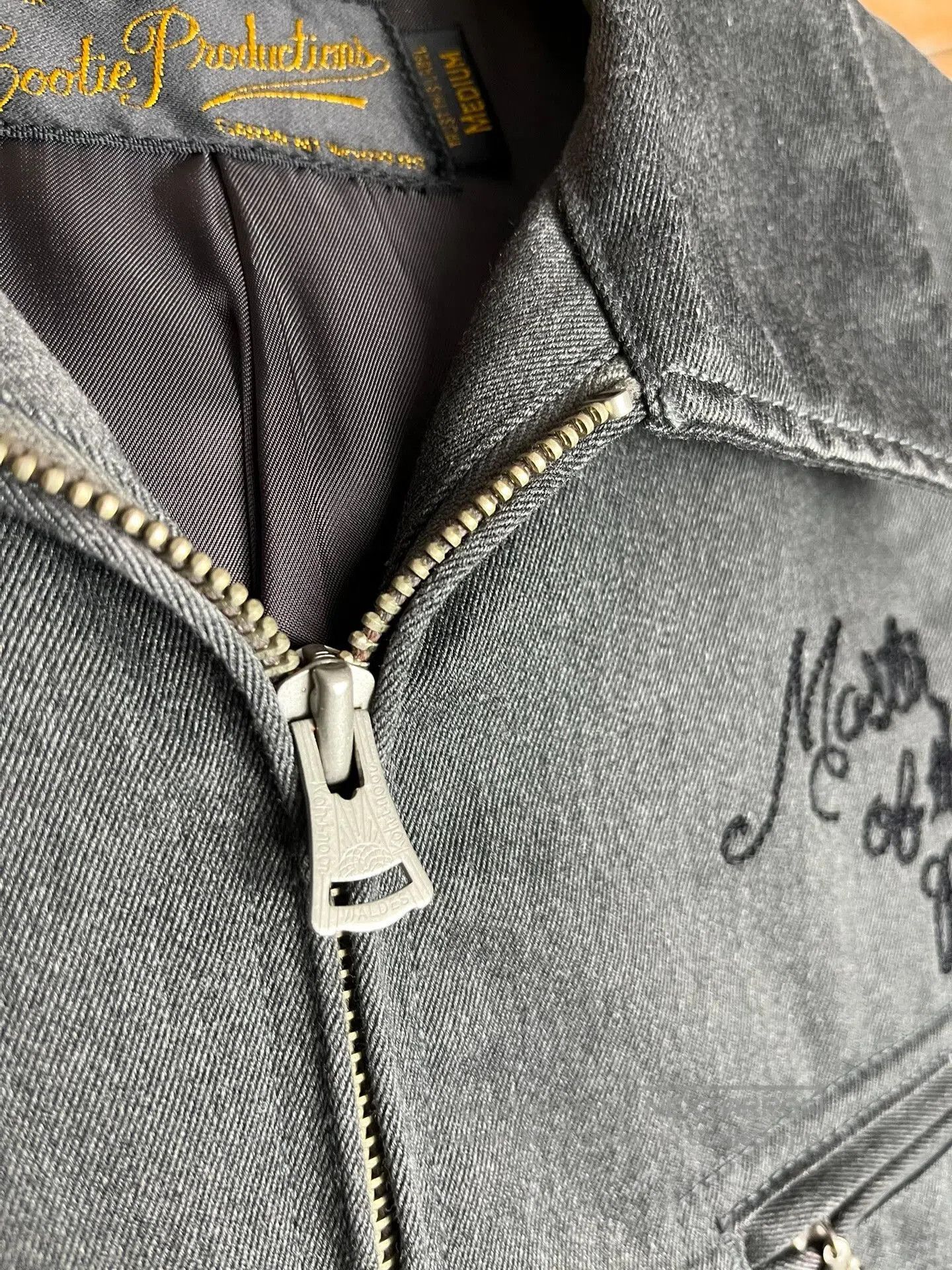 Japanese Brand Cootie Gray Motorcycle Jacket M Size. Size US M / EU 48-50 / 2 - 7 Thumbnail