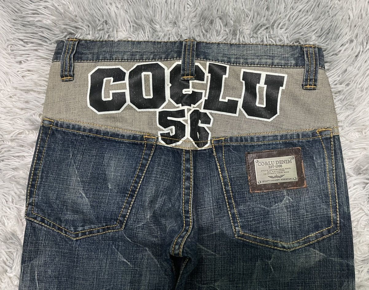 If Six Was Nine 2000s CO & LU PDENIM PANT RARE DESIGN Size US 30 / EU 46 - 13 Thumbnail