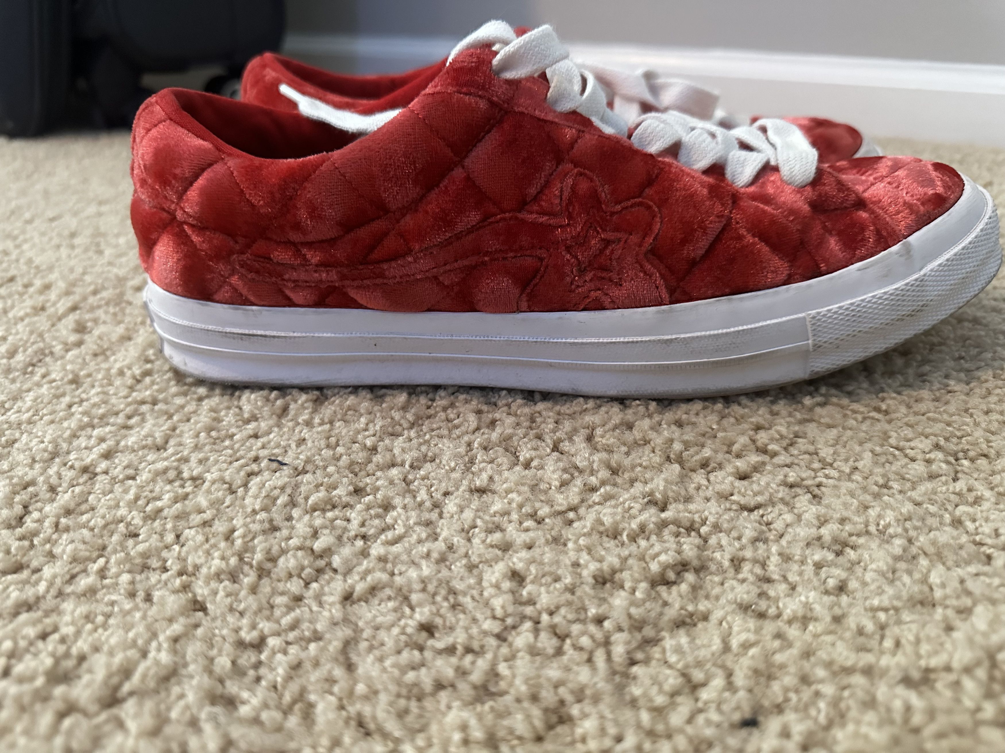 Golf le Fleur Golf Le Fleur Red Suede Sneakers Size US 11 / EU 44 - 3 Thumbnail
