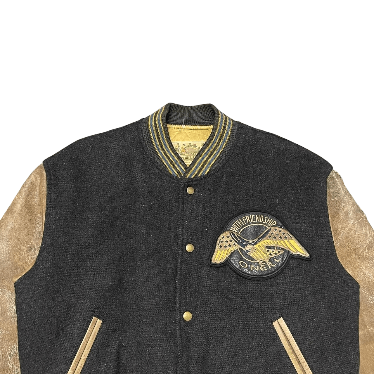 O'Neill Vintage Oneill with Freindships Varsity Jacket Size US M / EU 48-50 / 2 - 2 Thumbnail