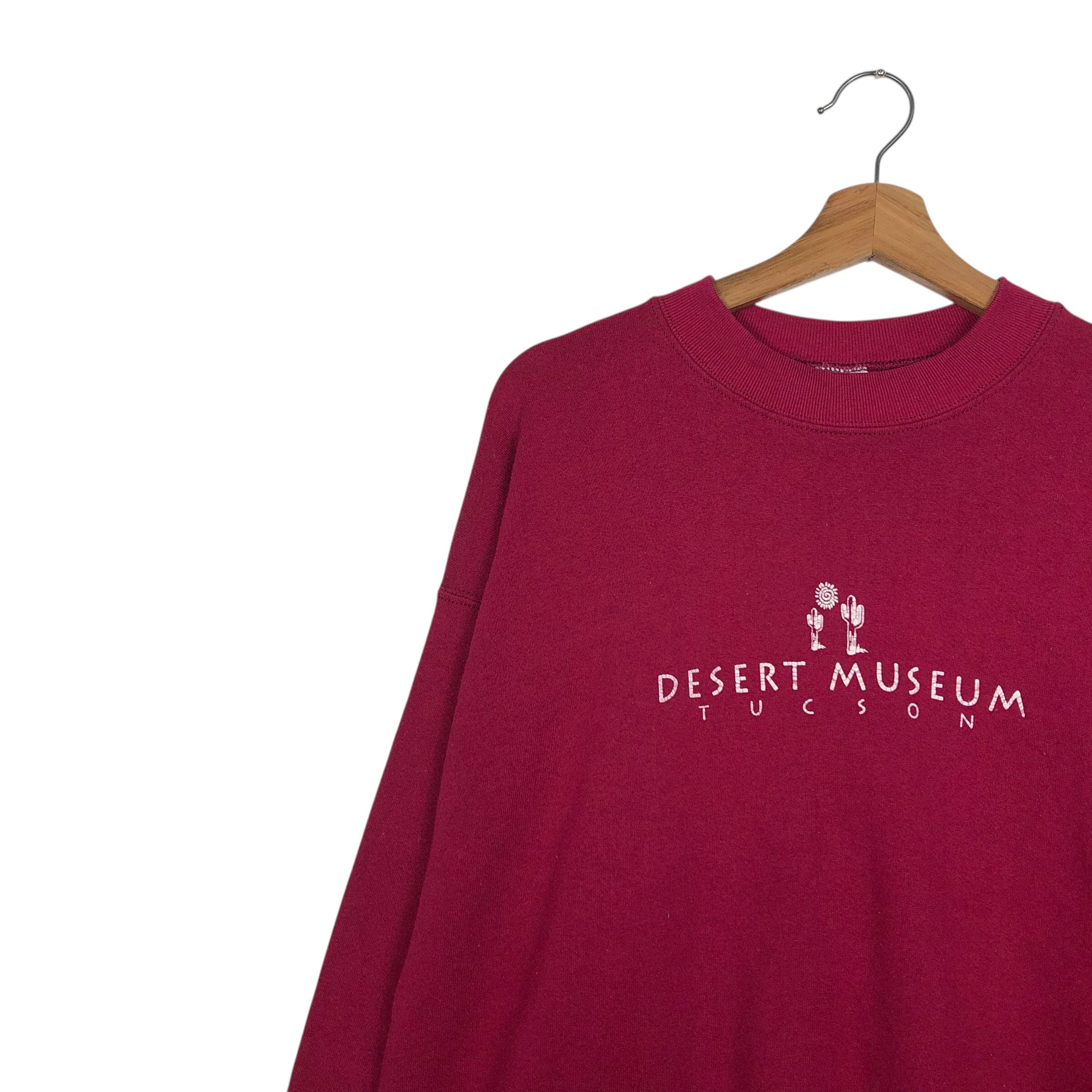 Vintage 📌Vintage Sweatshirt Desert Museum Tucson Issey Miyake Size US L / EU 52-54 / 3 - 8 Thumbnail