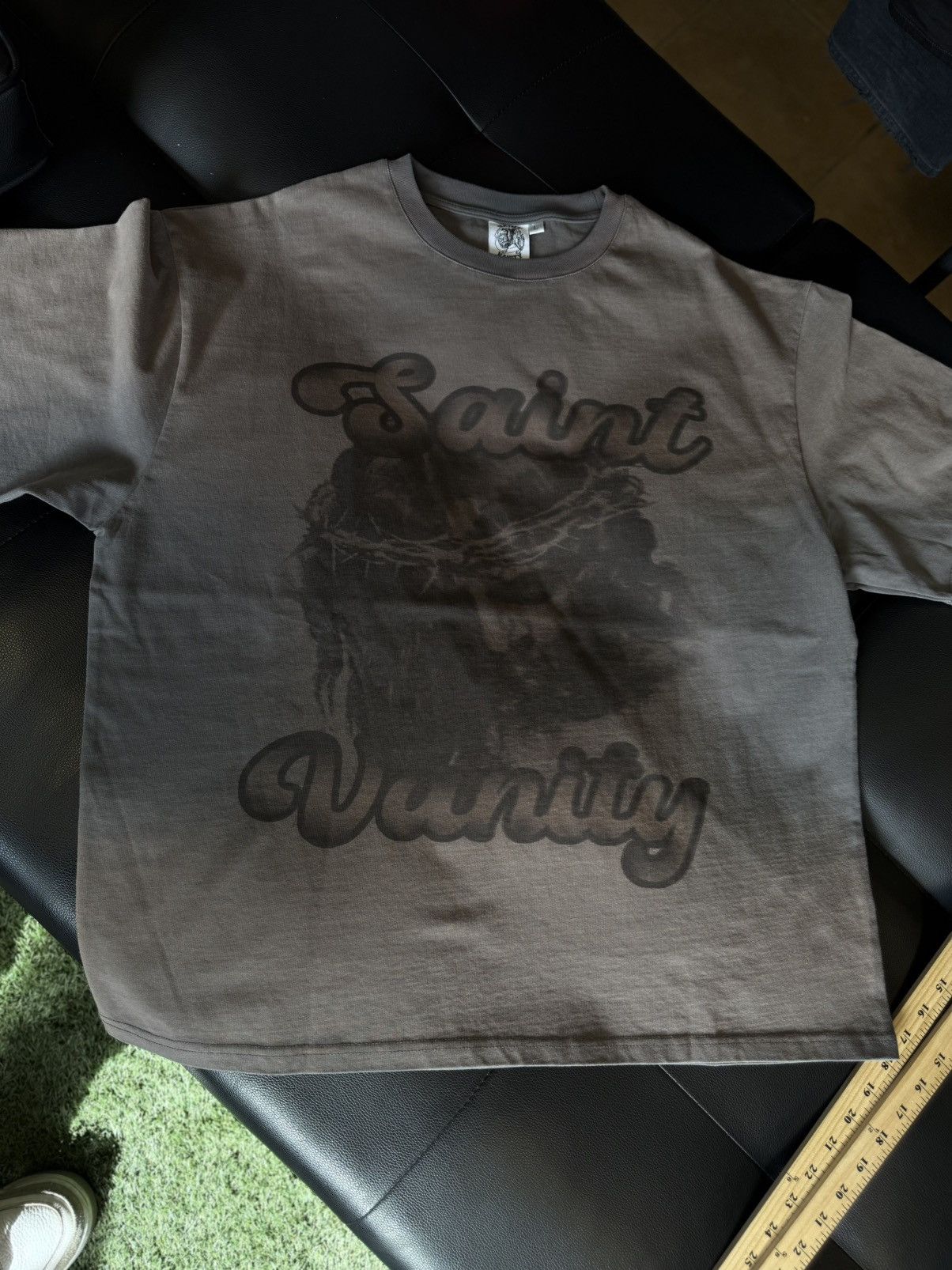 Saint Vanity Saint Vanity UNRELEASED Tee Shirt Logo Grey Size Large (NEW) Size US L / EU 52-54 / 3 - 2 Thumbnail