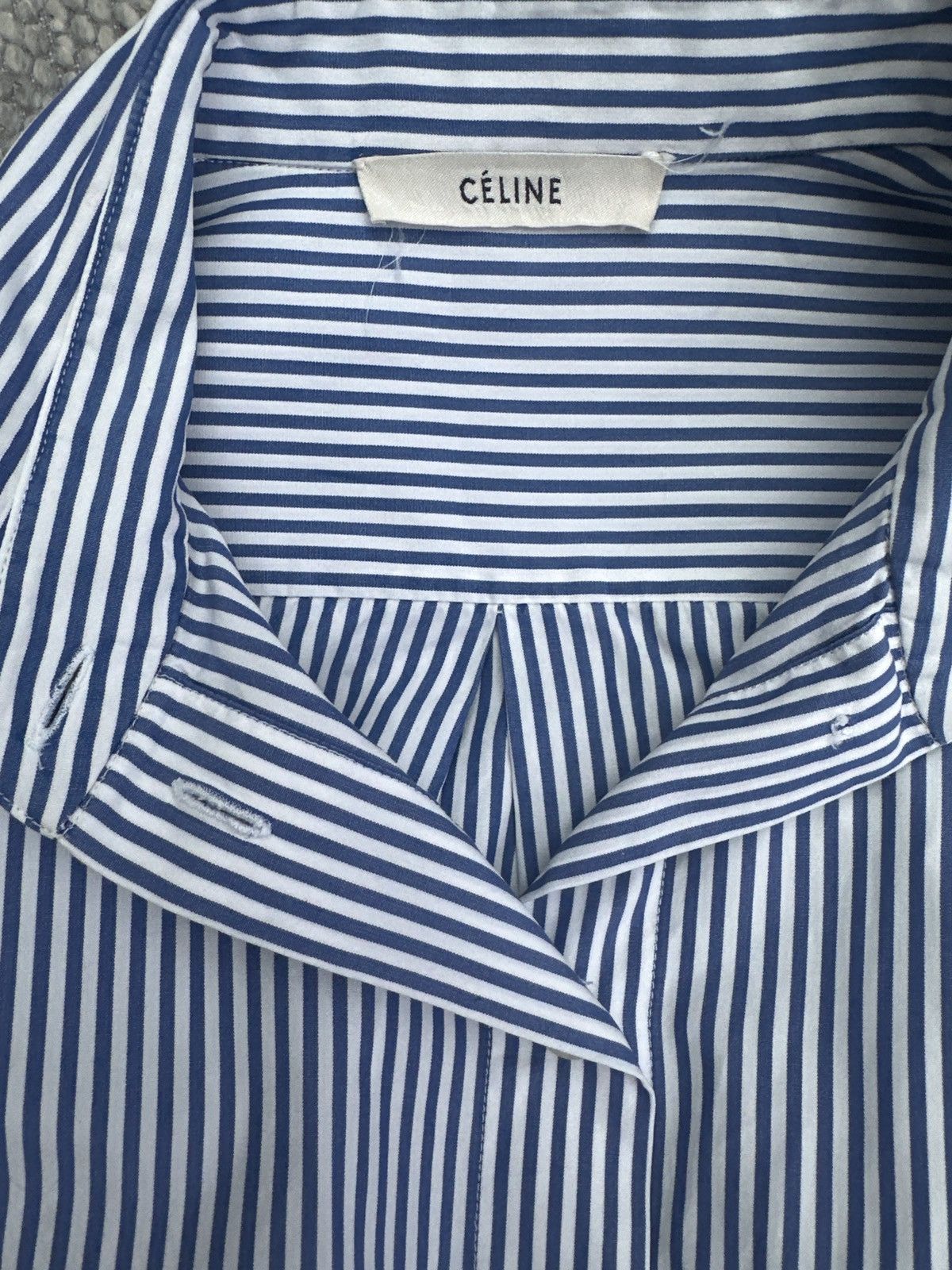 Celine Celine Phoebe Philo Striped shirt Size XS / US 0-2 / IT 36-38 - 3 Thumbnail