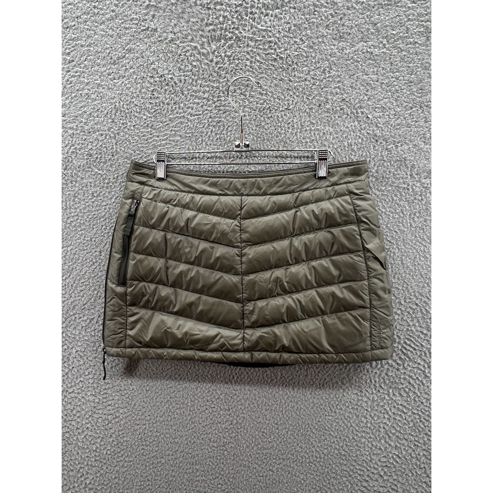 Other SKHOOP Down Insulated Olive Army Green Quilted Skirt Medium Size 26" / US 2 / IT 38 - 1 Thumbnail