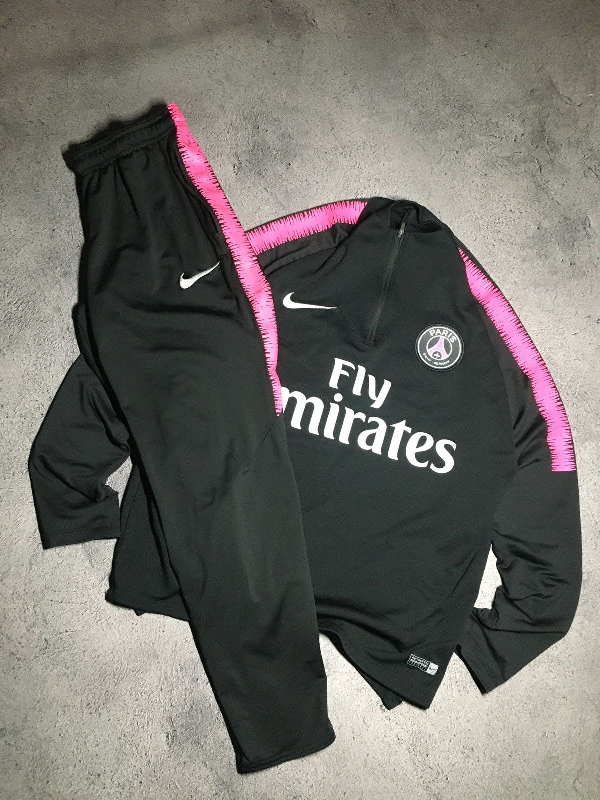 Nike 🐙 Nike FC PSG Paris Saint Germain Football Track Suit Size US M / EU 48-50 / 2 - 1 Thumbnail