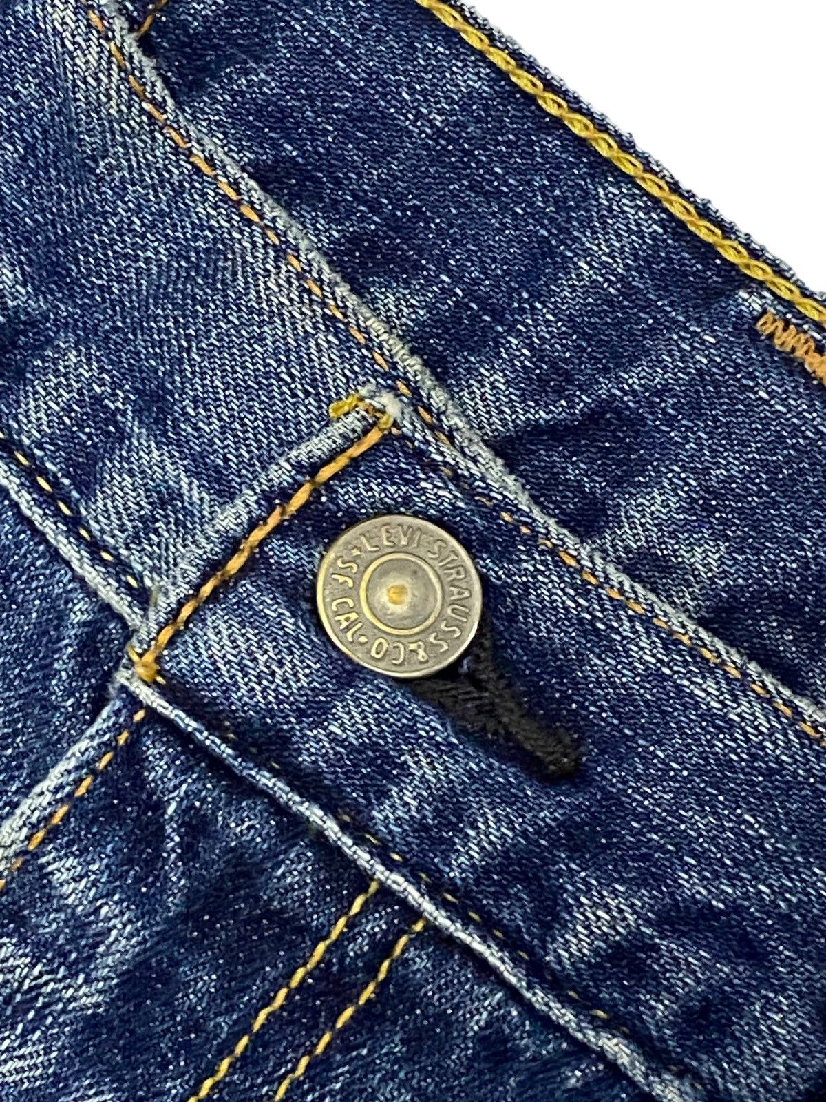 Levi's Levis Strauss 703 Distressed Denim Blue Jean Mud Washed Size US 31 - 7 Thumbnail