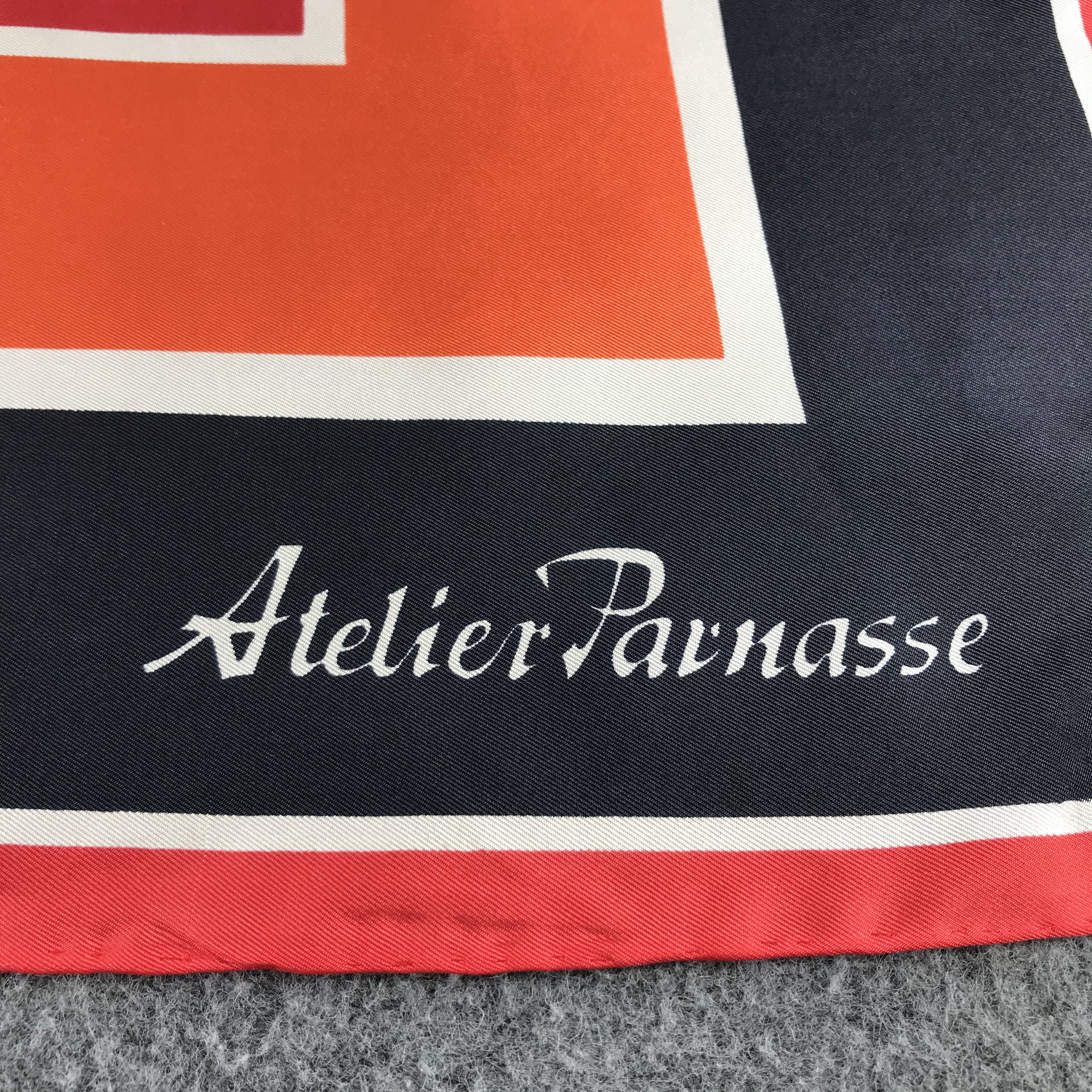 Vintage Atelier Parnasse Geometrical Silk Scarf M42 Size ONE SIZE - 4 Thumbnail