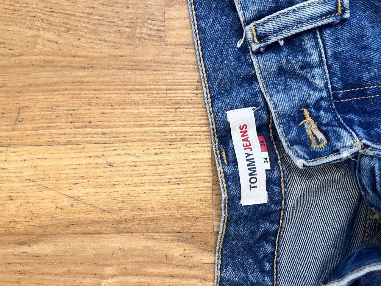Tommy Hilfiger Aiden Archive Baggy Faded Jeans Size US 34 / EU 50 - 3 Thumbnail