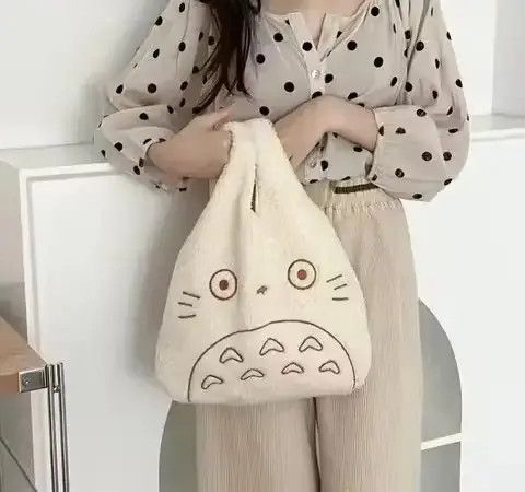 Anime Plush Tote Bag Size ONE SIZE - 2 Thumbnail