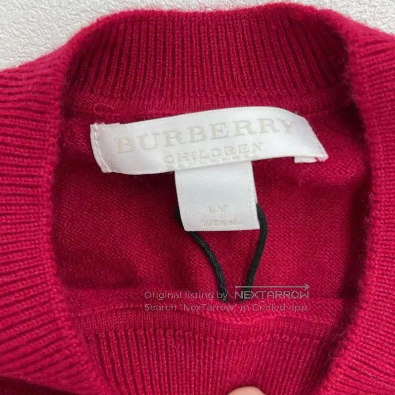 Burberry Burberry Red Cashmere Knit Sweater. Size S / US 4 / IT 40 - 4 Thumbnail