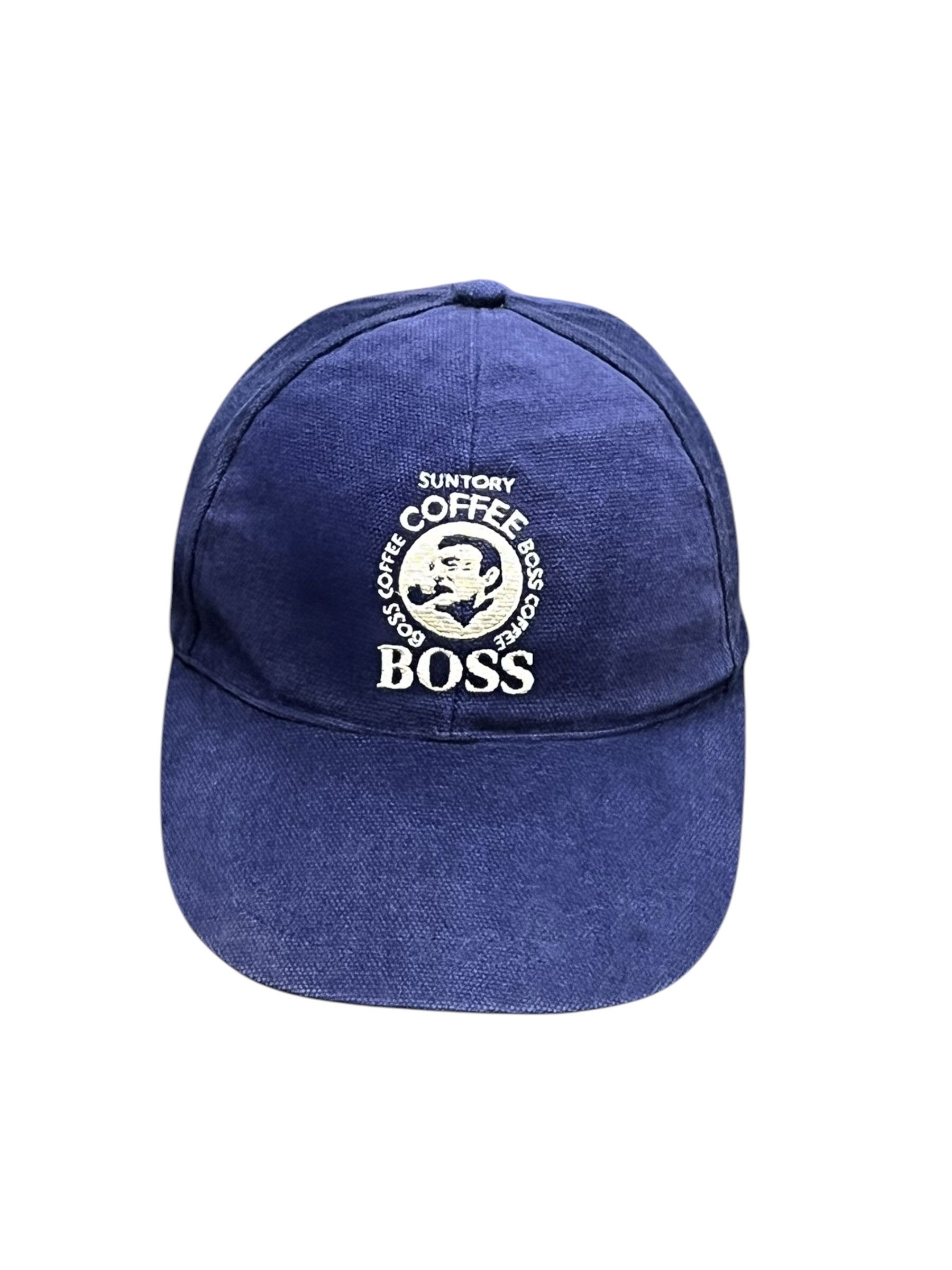 Japanese Brand FYE 90’s SUNTORY COFFEE BOSS Embroidery Strapback Dad Hat💥 Size ONE SIZE - 4 Thumbnail
