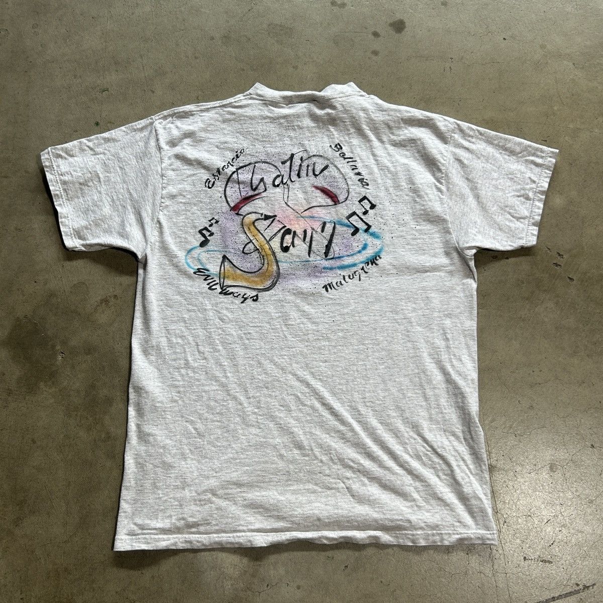 Vintage VTG American Highschool Fremont CA Airbrush Tee Tultex Size US XL / EU 56 / 4 - 4 Thumbnail