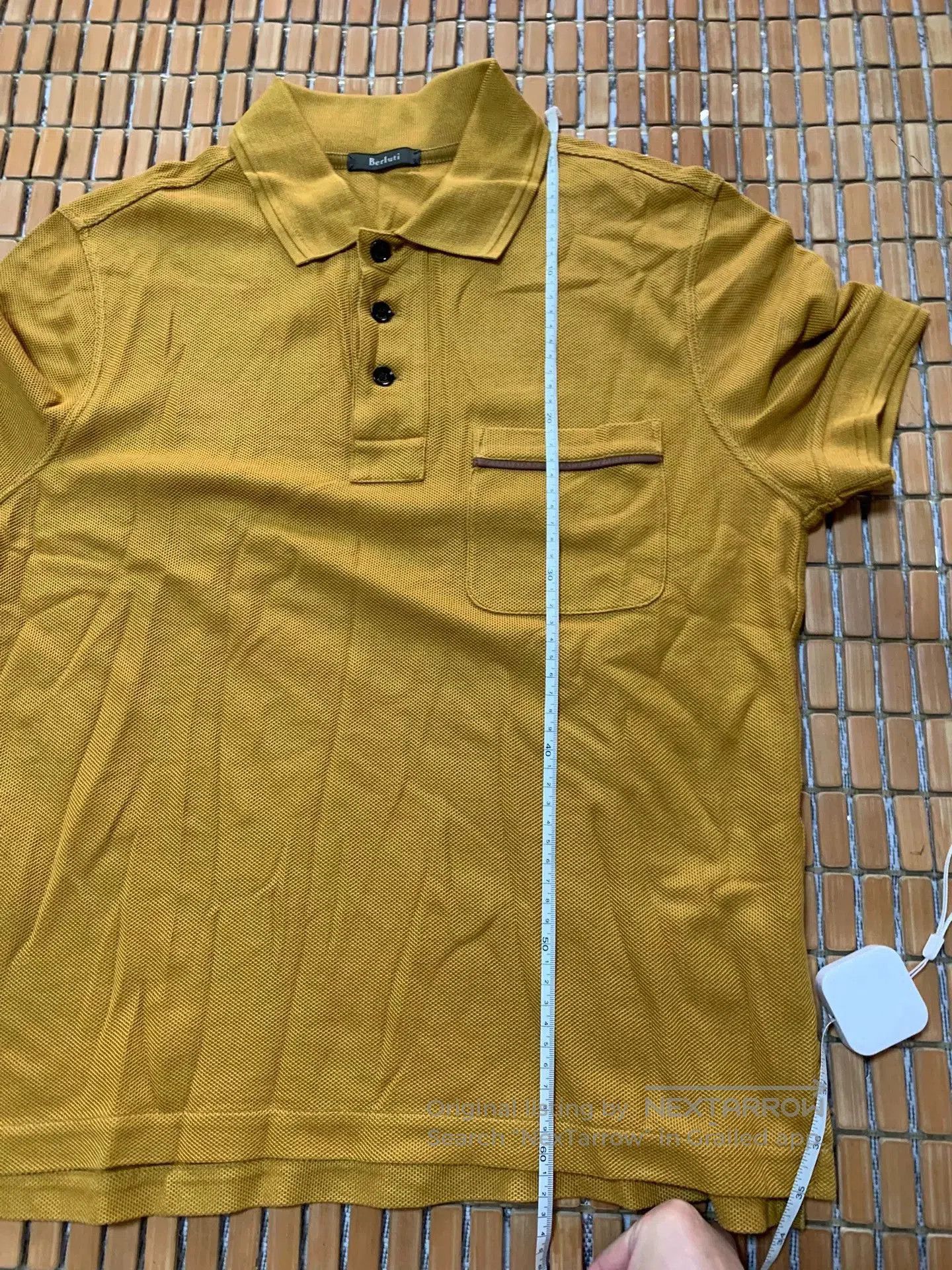 Berluti Berluti Yellow Polo Leather Shirt. Size US S / EU 44-46 / 1 - 8 Thumbnail