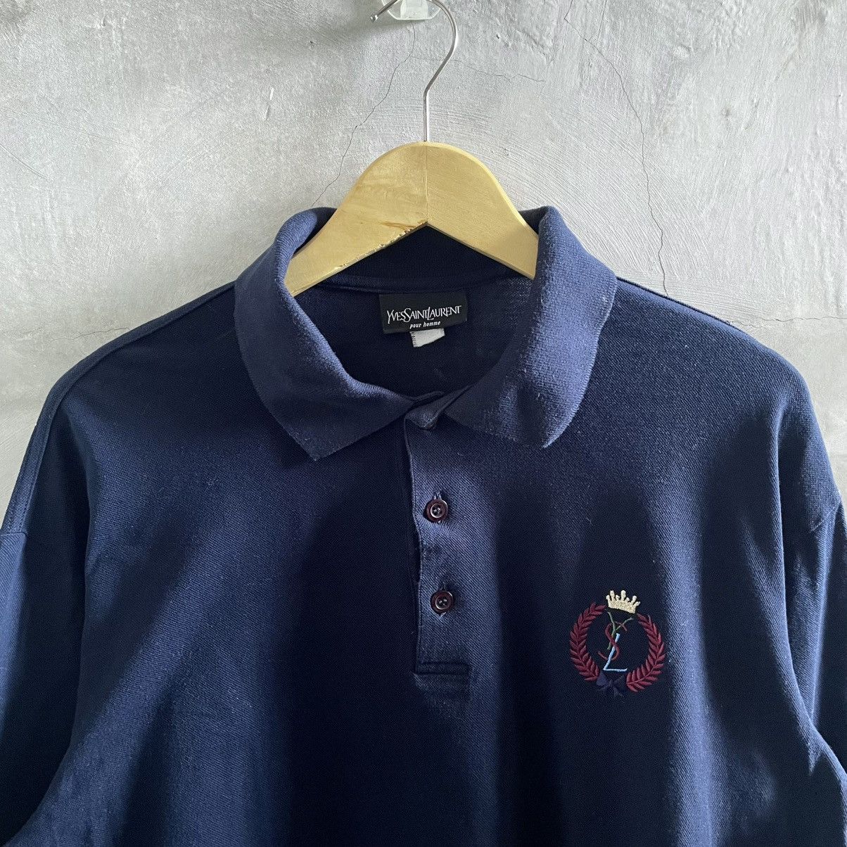 🔥YvesSaintLaurent pour homme embroidery logo shirt