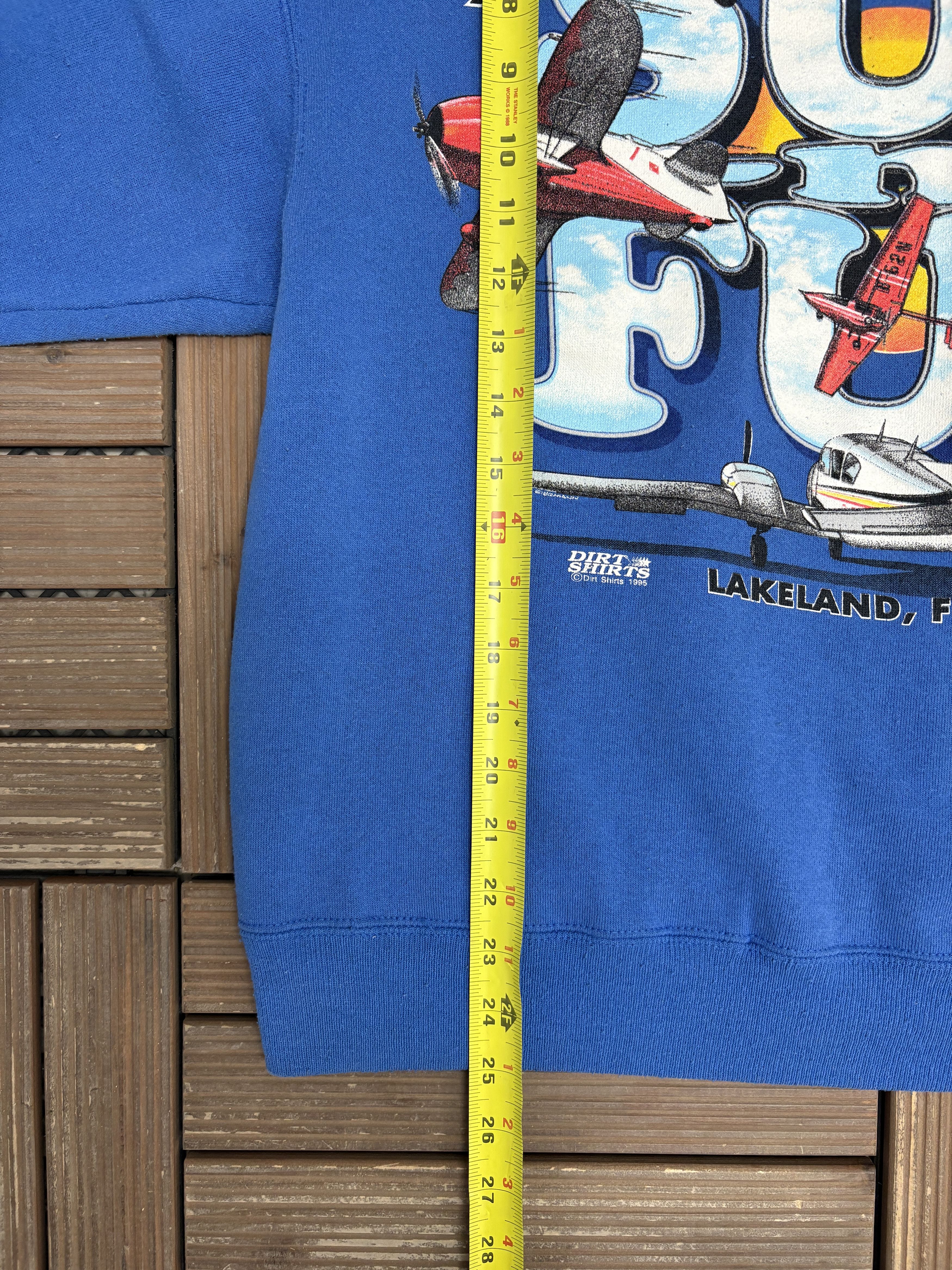 Vintage Sun 'n Fun Lakeland, Florida Vintage Blue Crewneck Size US L / EU 52-54 / 3 - 8 Thumbnail