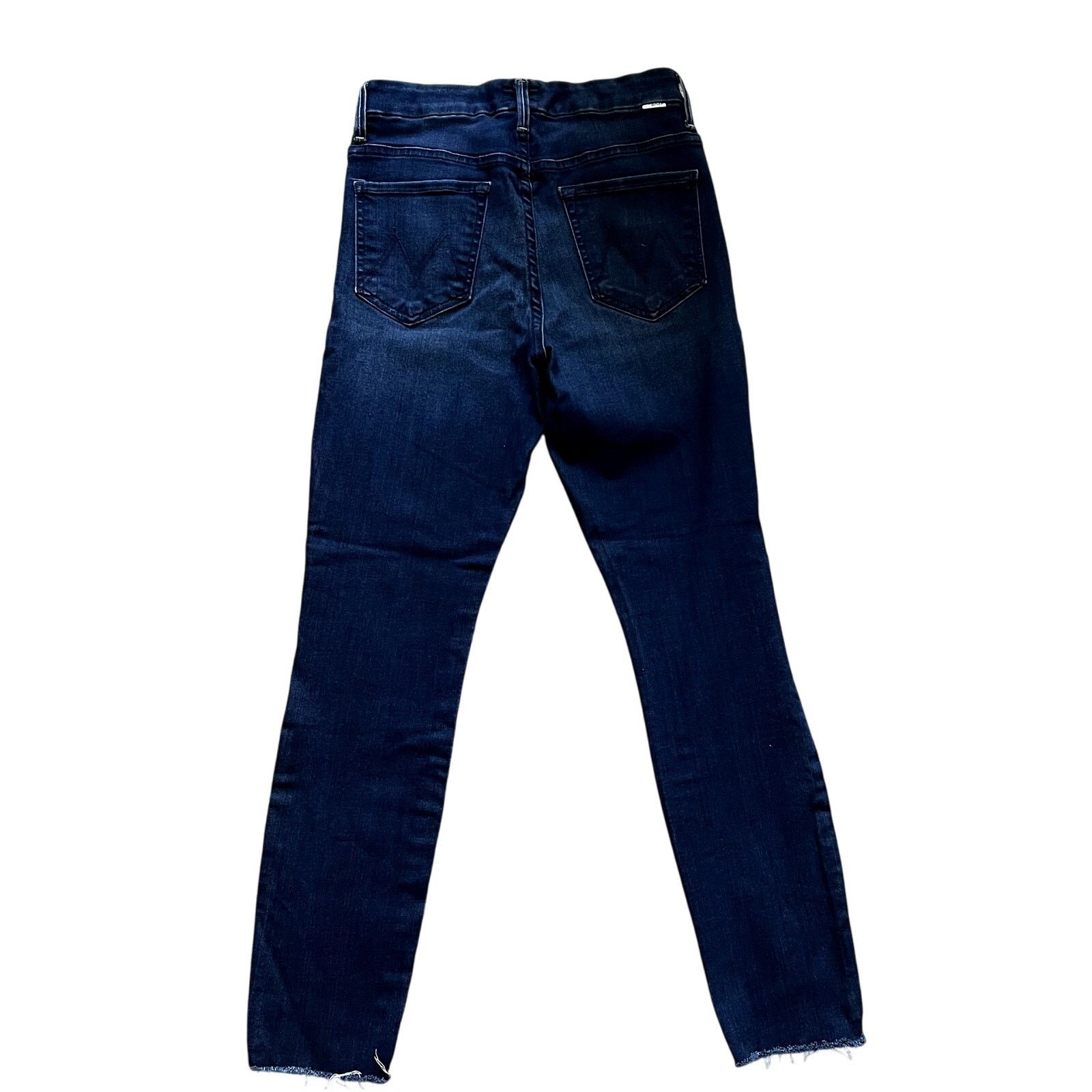 MOTHER Mother High Waisted Looker Ankle Fray Jeans Tongue and Chic Size 27" / US 4 / IT 40 - 6 Thumbnail