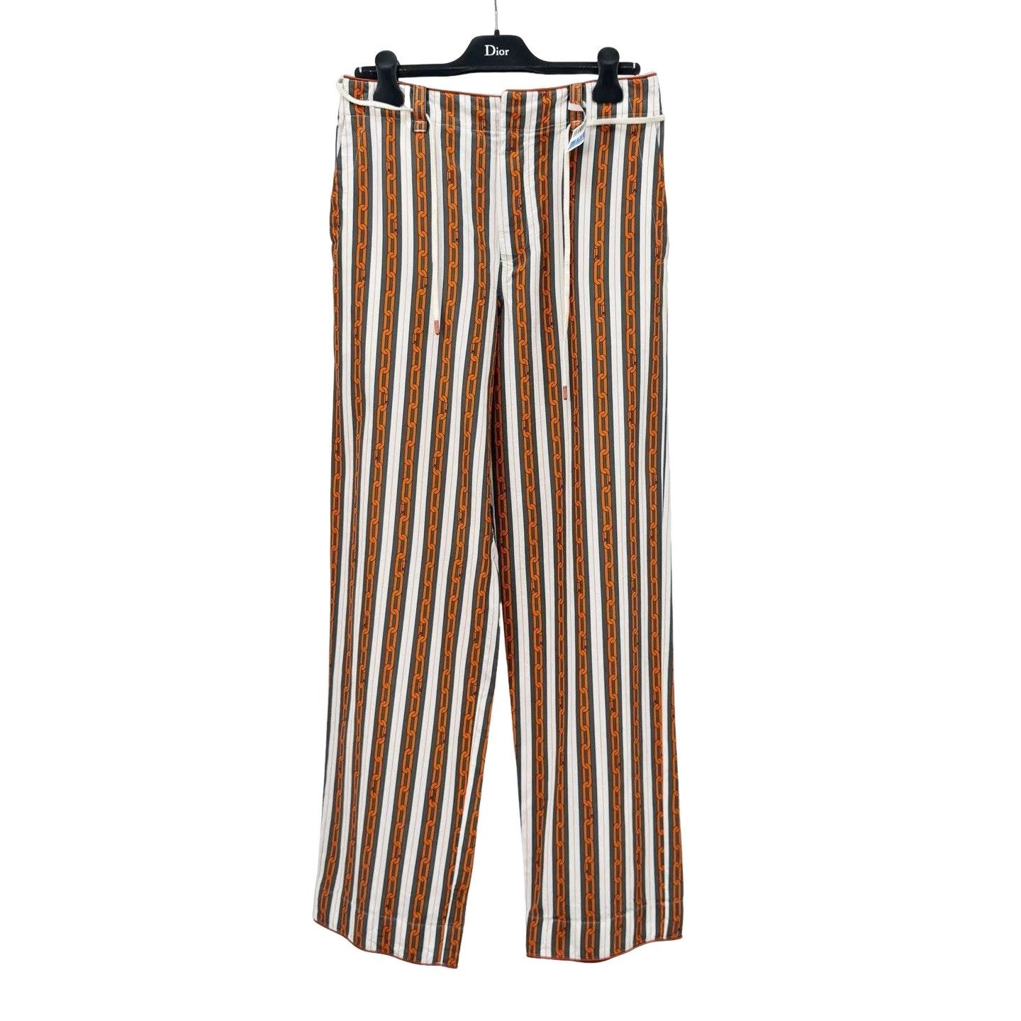 Louis Vuitton Louis Vuitton Chain Print Pants Size 38 Size 26" / US 2 / IT 38 - 1 Thumbnail
