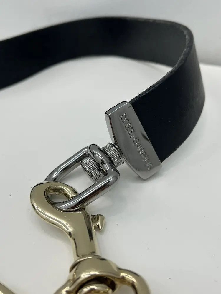 Dolce & Gabbana Dolce & Gabbana Leather Chunky Chain Belt Size ONE SIZE - 3 Thumbnail