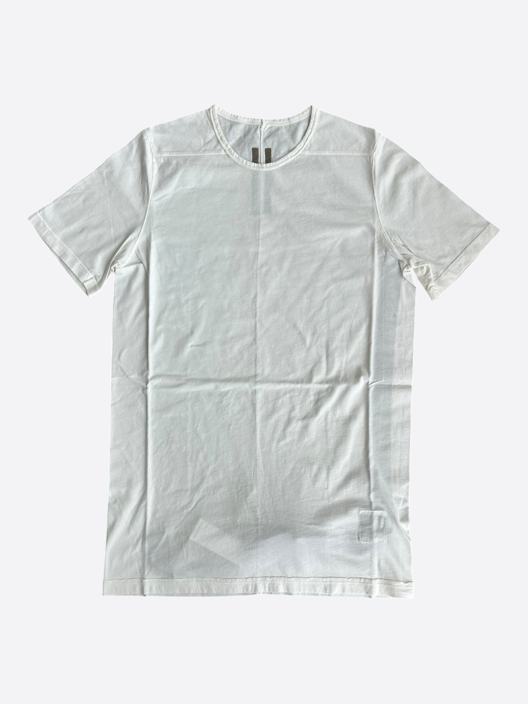 Rick Owens Rick Owens White Level T-Shirt Size US L / EU 52-54 / 3 - 1 Thumbnail
