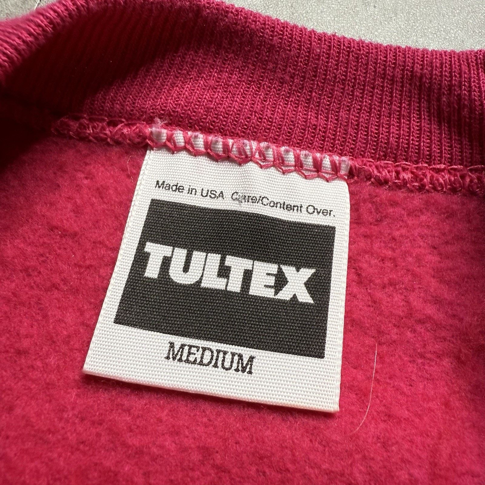 Vintage Vintage 80s Tultex Hot Pink Blank Raglan Cut Sweatshirt Size US M / EU 48-50 / 2 - 3 Thumbnail