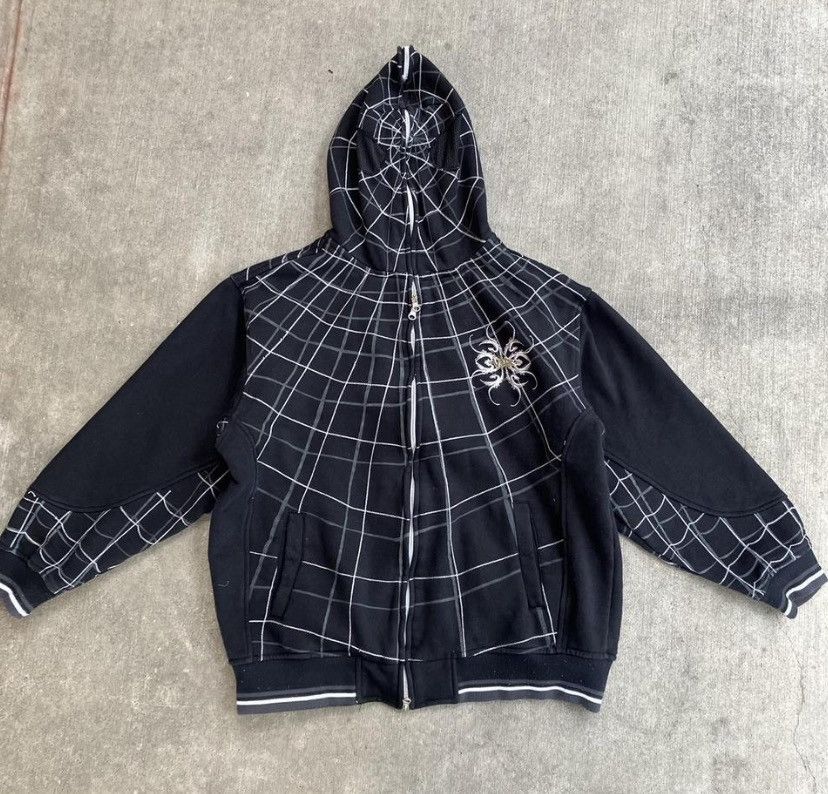 Vintage Spider-man full zip up hoodie Size US XL / EU 56 / 4 - 1 Thumbnail