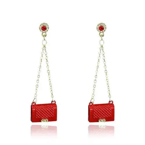 Other Fashion Elegant Shoulder Bag Long Dangle Drop Earrings Size ONE SIZE - 2 Thumbnail
