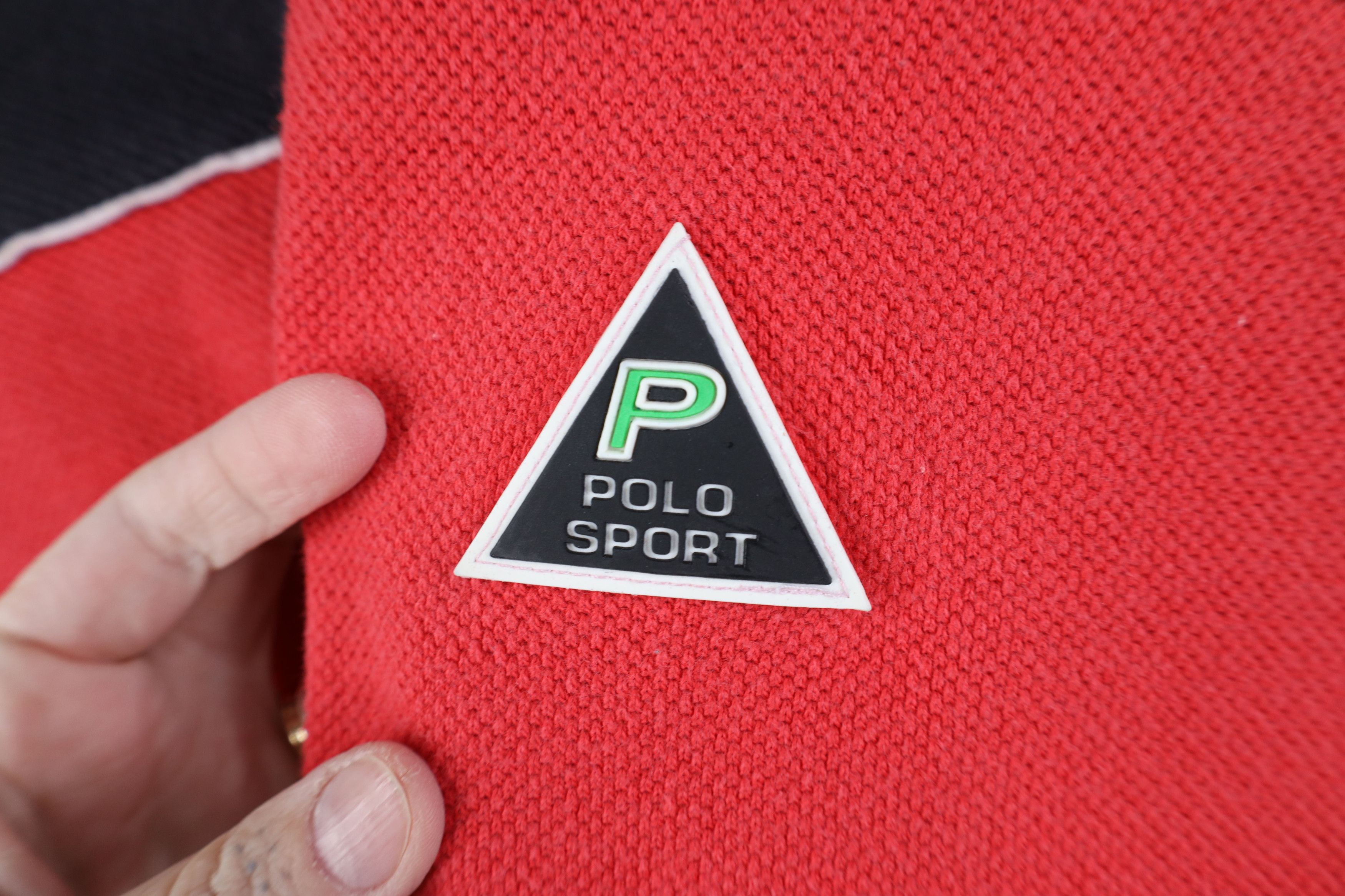 Ralph Lauren Vintage 90s Polo Sport Ralph Lauren Thermal Knit Hoodie USA Size US L / EU 52-54 / 3 - 4 Thumbnail