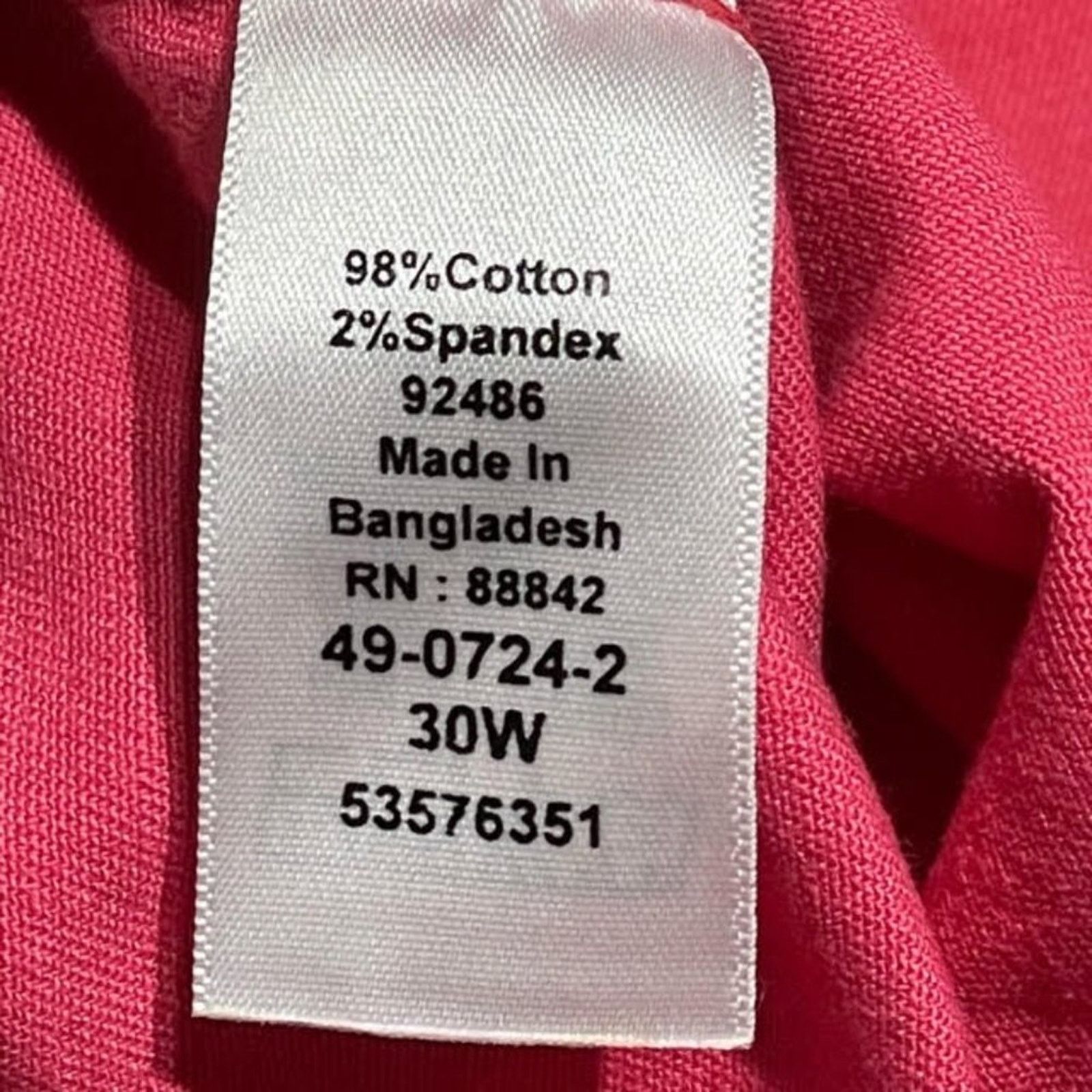 Other Woman Within Pink Pull-On Casual Pants Size 30W Size 31" - 3 Thumbnail