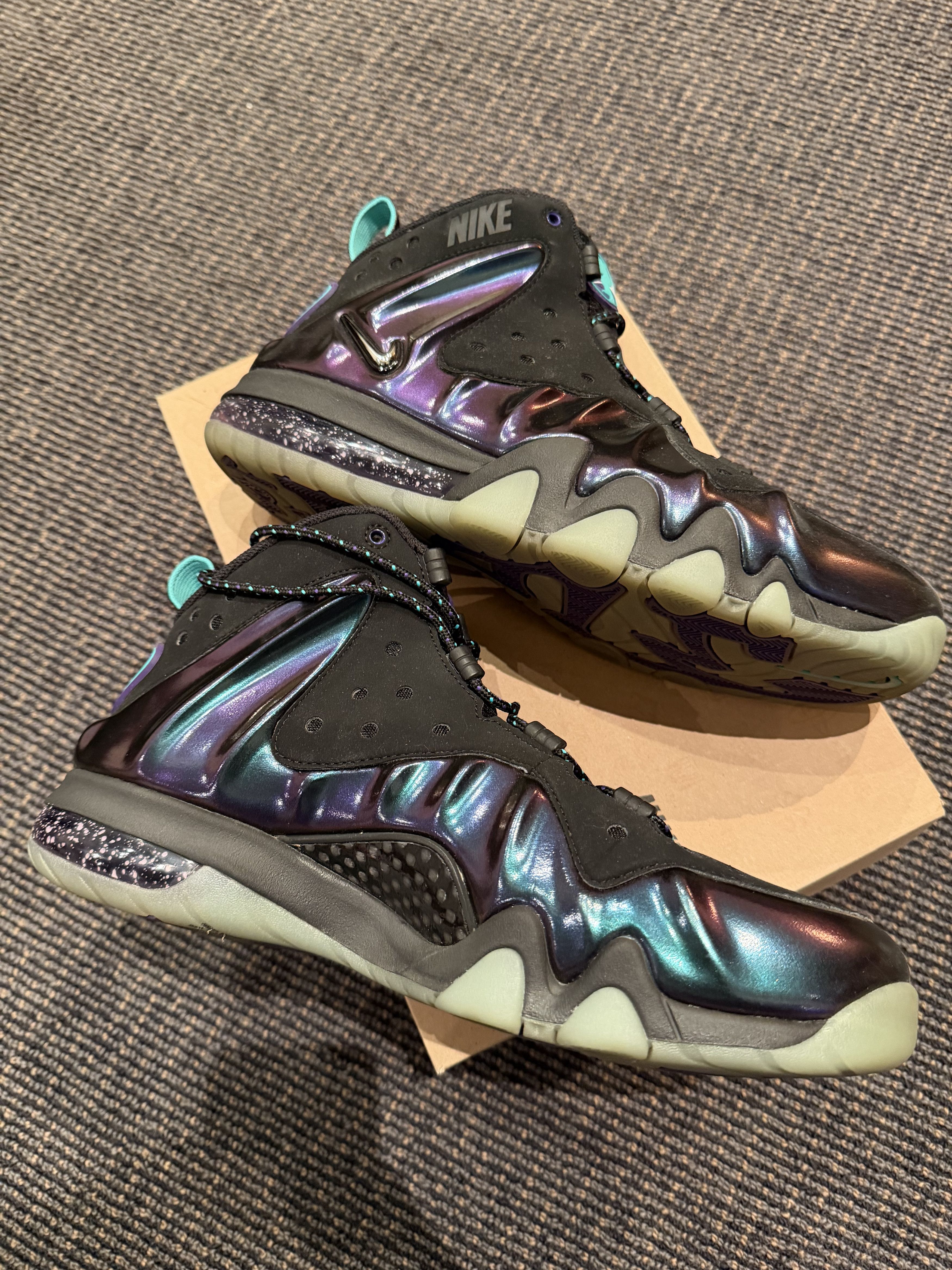 Nike Barkley Posite Max Eggplant Size US 10 / EU 43 - 4 Thumbnail