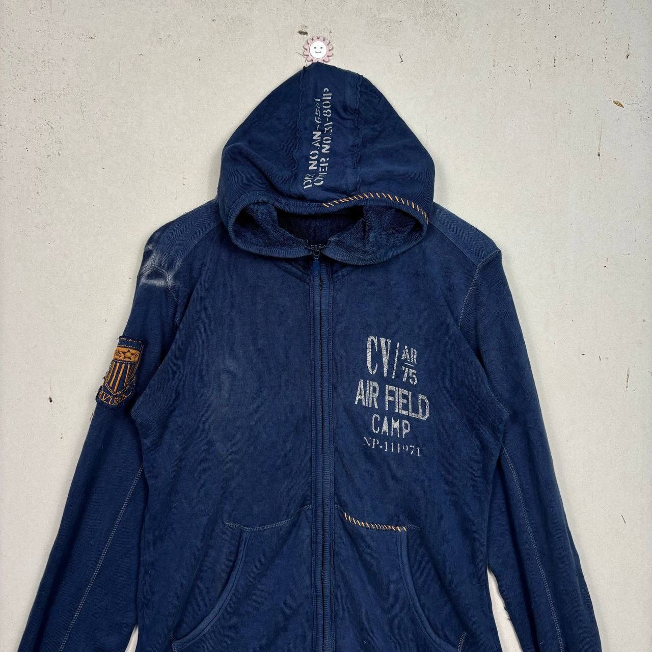 Avirex Thrashed Avirex Aerodrome Hoodie Military ERD Grunge Size US M / EU 48-50 / 2 - 3 Thumbnail