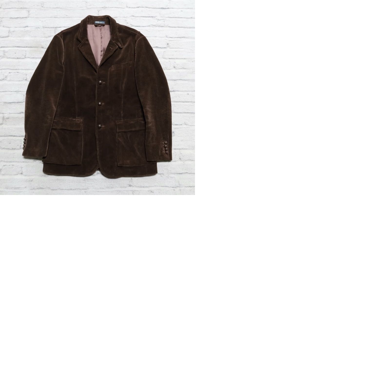 Ralph Lauren VINTAGE Polo Ralph Lauren Corduroy Blazer Sports Coat Jacket L Brown Mens Size US L / EU 52-54 / 3 - 10 Thumbnail