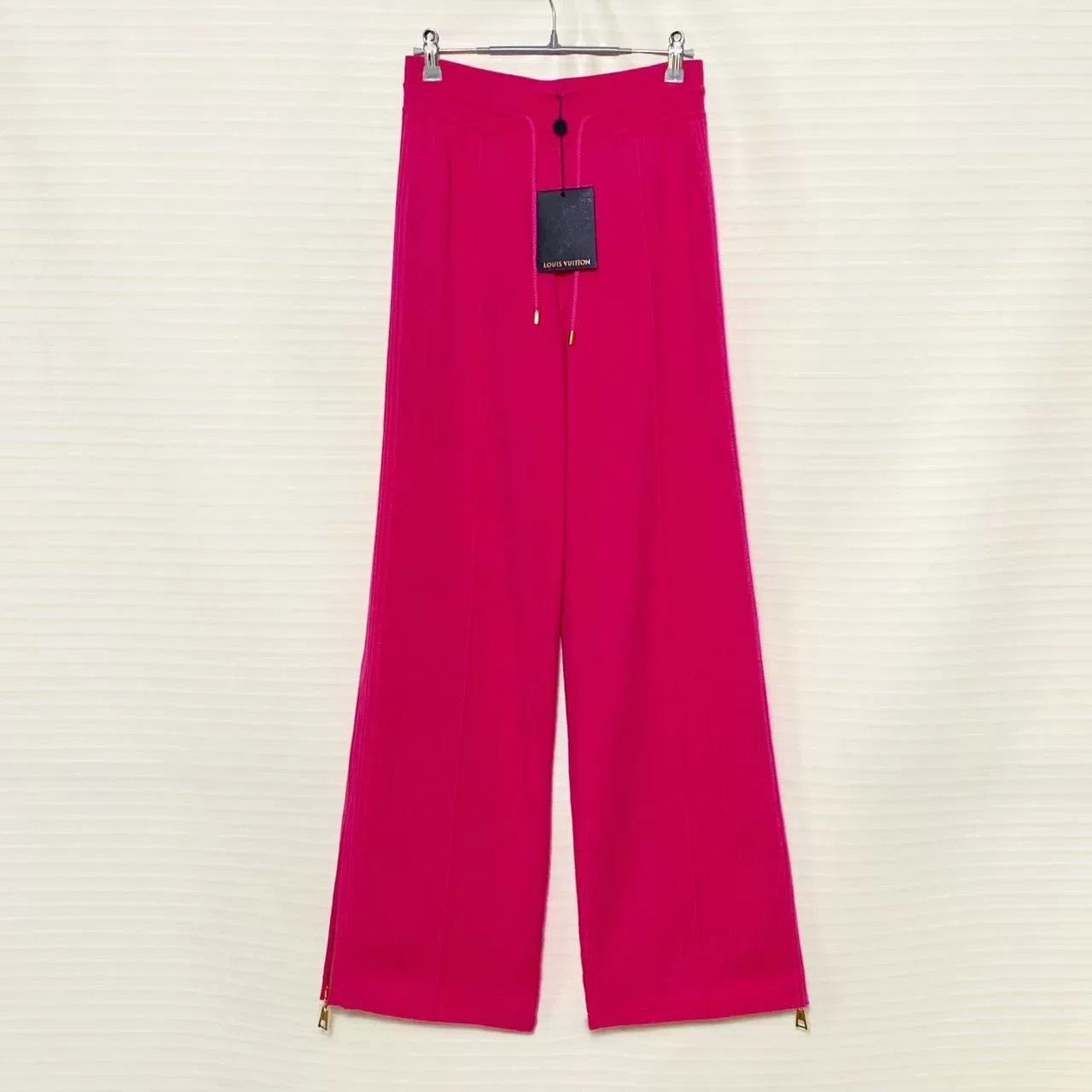 Louis Vuitton Louis Vuitton Solid High Waist Casual Pants Size 24" / US 00 / IT 34 - 1 Thumbnail