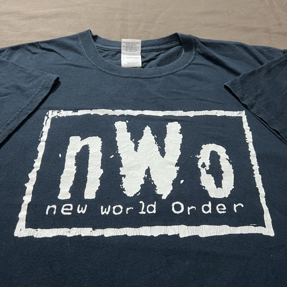 WCW/nWo Vintage Y2K NWO 4 life Wrestling Promo Tee Faded Size US L / EU 52-54 / 3 - 1 Thumbnail