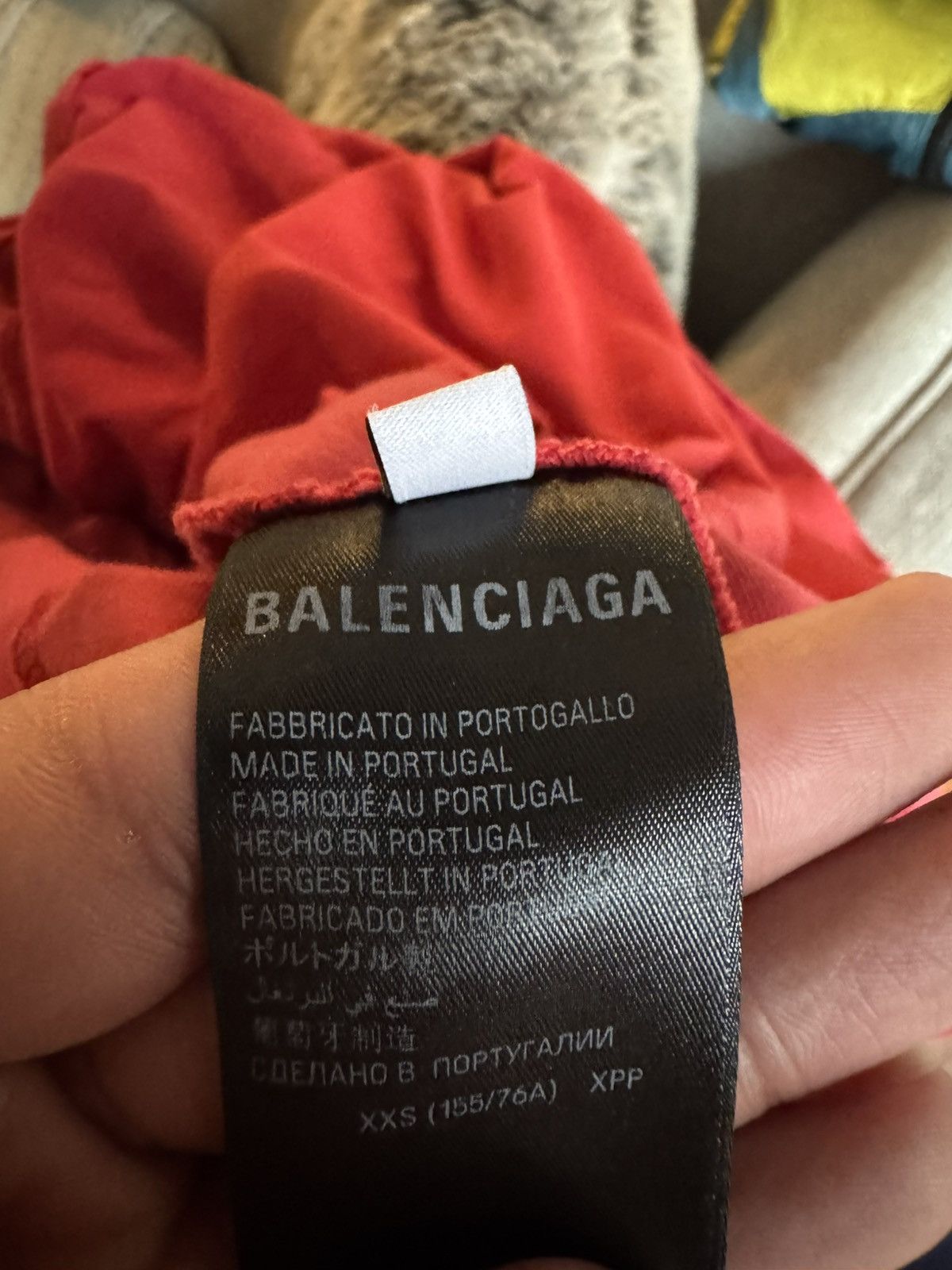 Balenciaga olin1g1024 | Love Upcycled Long Sleeve T-ShirtLarge Fit Size US XXS / EU 40 - 7 Thumbnail