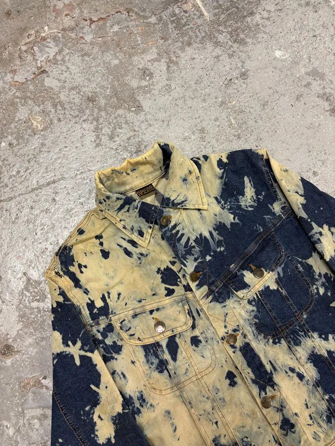 2000s Plein Sud Bleached Denim Jacket
