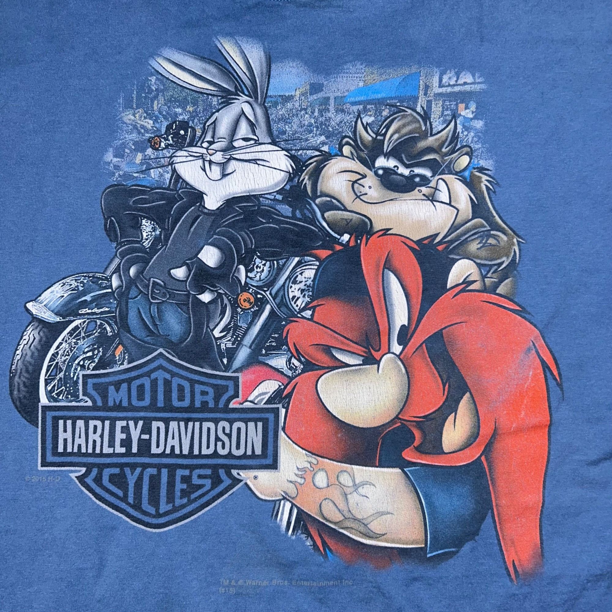 Harley Davidson Vintage Looney Tunes Harley Davidson Shirt Size US XL / EU 56 / 4 - 2 Thumbnail