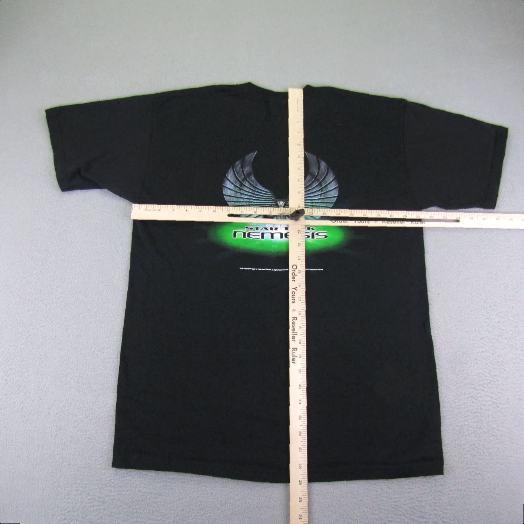 Anvil VINTAGE Anvil Star Trek T-Shirt Mens Large Black Graphic Print 90s Movie Promo Single Stitch Size US L / EU 52-54 / 3 - 7 Thumbnail