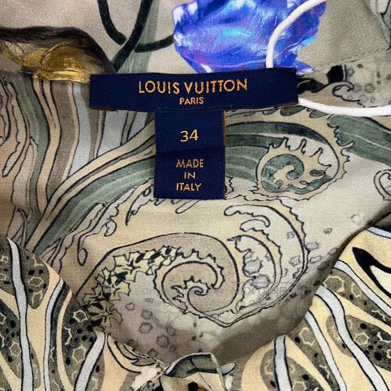 Louis Vuitton Louis Vuitton Floral Silk Shirt Size XXS / US 00 / IT 34 - 7 Thumbnail