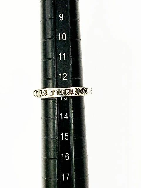 Chrome Hearts 6.5🔥 CHROME HEARTS 3MM LA FUCK YOU SPACER RING Size ONE SIZE - 9 Thumbnail