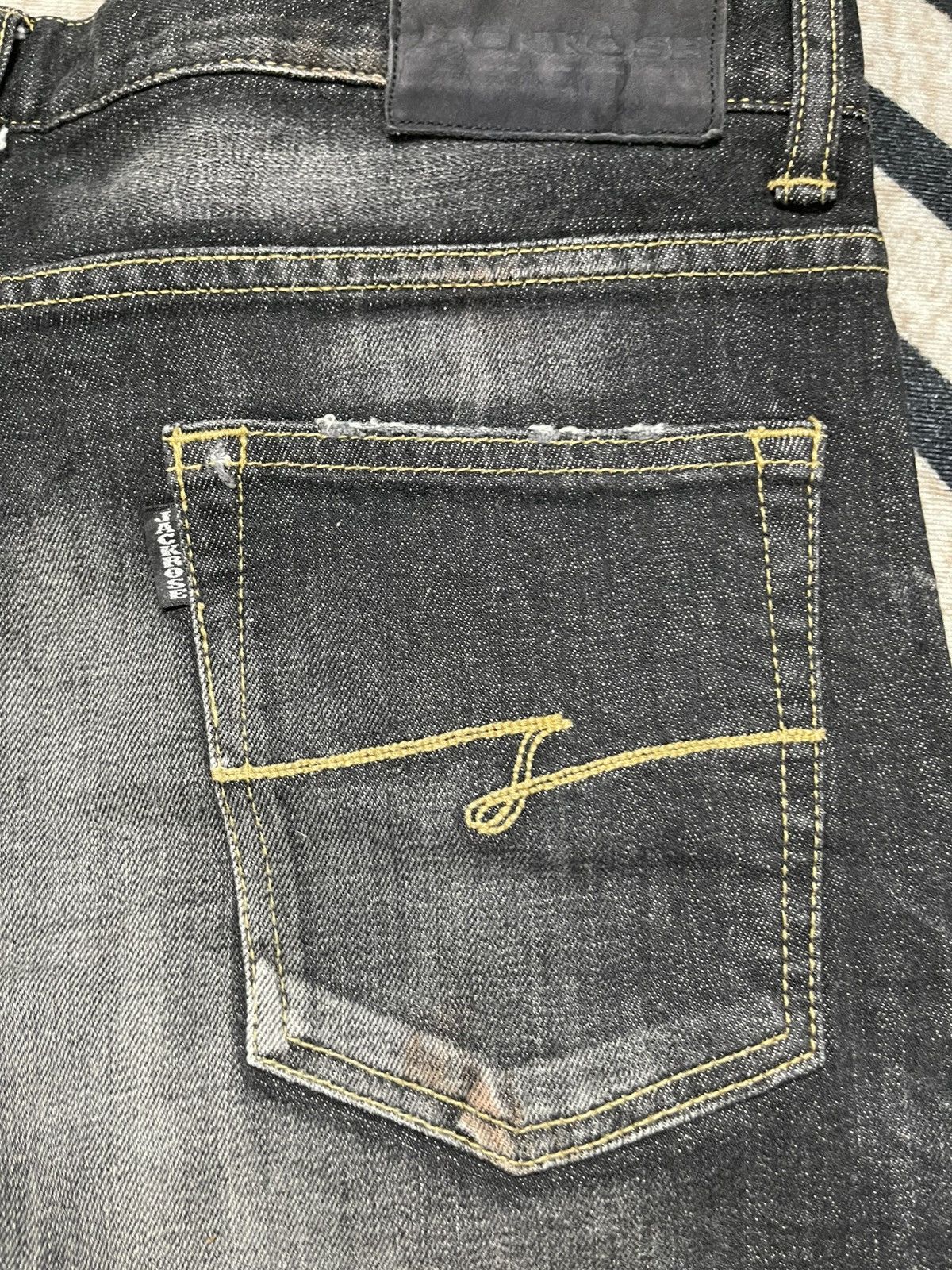 JACKROSE 2000s JACKROSE DISTRESSED DENIM JEANS RARE DESIGN Size US 32 / EU 48 - 18 Thumbnail