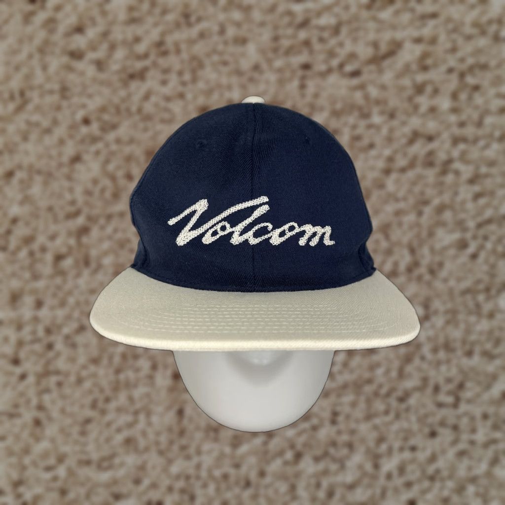 Volcom Volcom Hat Cap Snap Back Adult One Size Blue White Unreleased Sample Size ONE SIZE - 1 Thumbnail