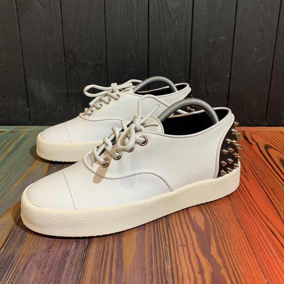Giuseppe Zanotti Leather White Sneakers