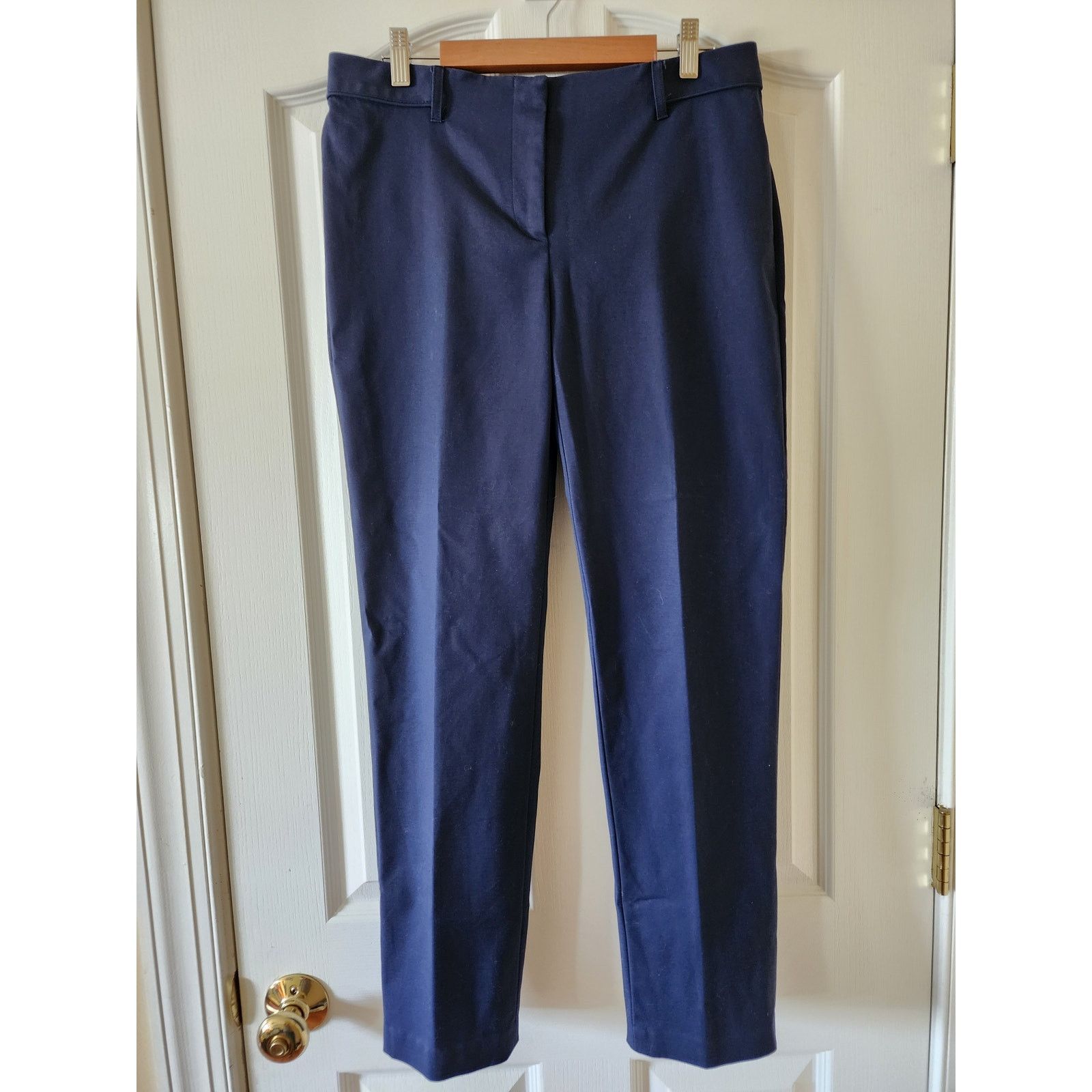 J.McLaughlin J. McLaughlin Navy Blue Cotton Modal Pants Size 8 Stretch Size 32" / US 10 / IT 46 - 1 Thumbnail