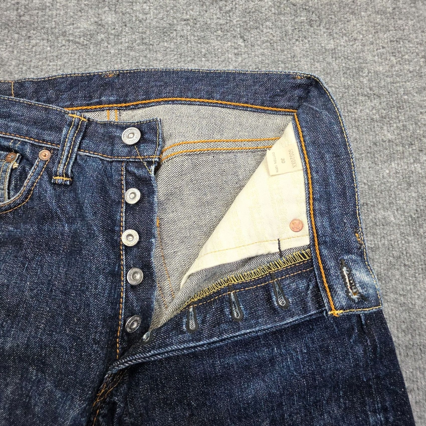 Vintage Samurai Jeans Jeans Regular 28 29 Dark Raw Silk? Size US 28 / EU 44 - 5 Thumbnail