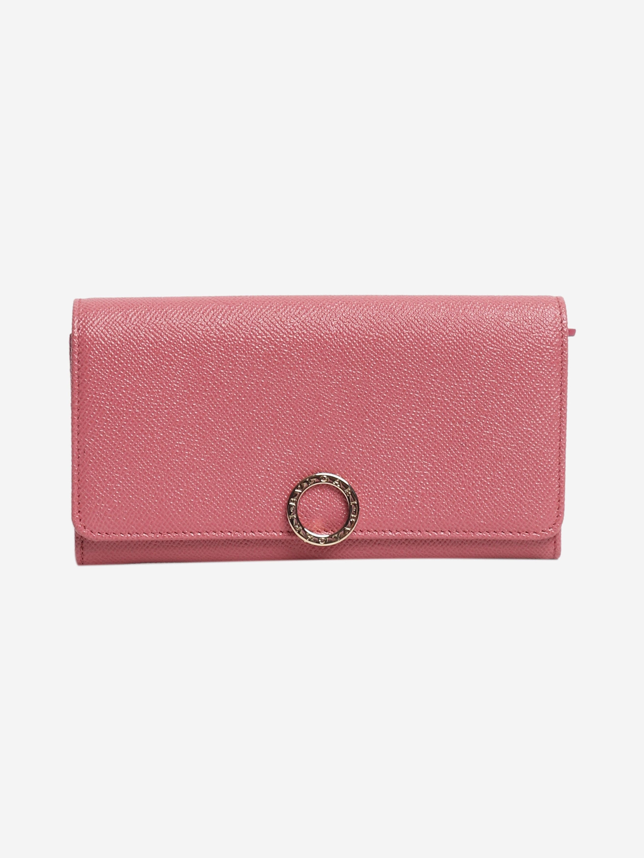 Bvlgari Pink leather long wallet Size ONE SIZE - 1 Thumbnail