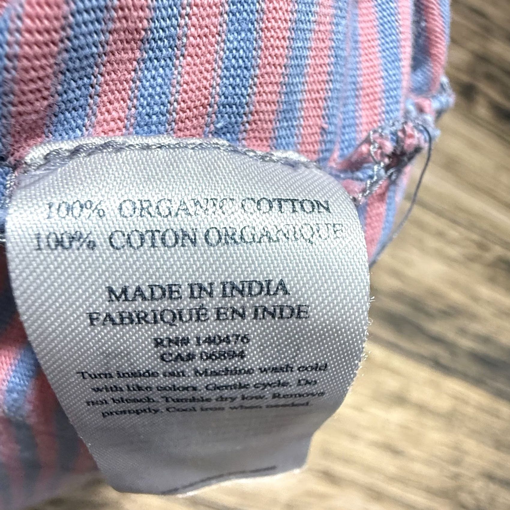 Faherty Faherty T-Shirt Mens 2XL Multicolor Striped Short Sleeve Crew Neck Lightweight Pocket Size US XXL / EU 58 / 5 - 7 Thumbnail