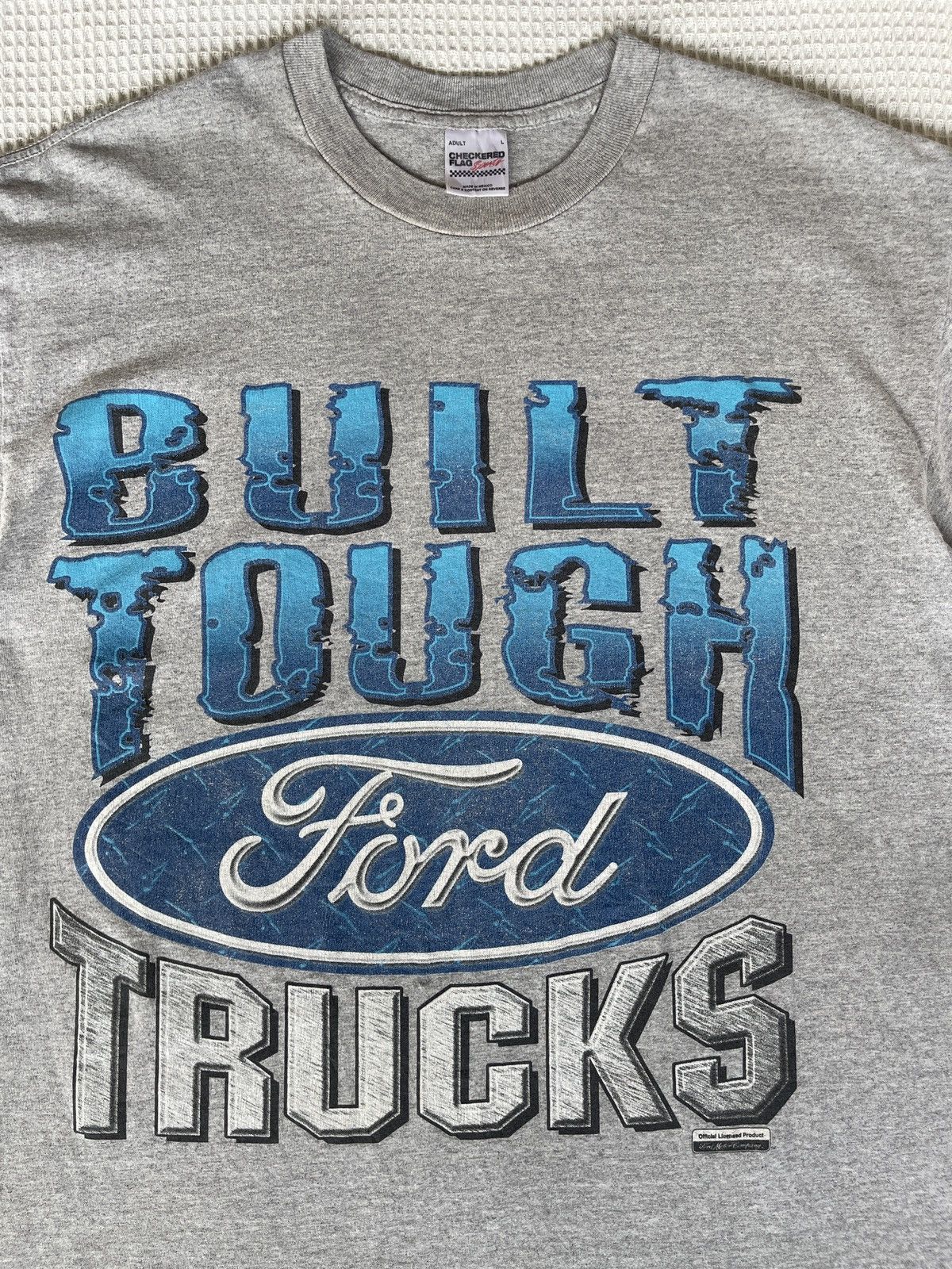 Ford Vintage 90s🔥BUILT TOUCH FORD TRUCKS🔥SpellOut Logo Tshirt Size US L / EU 52-54 / 3 - 4 Thumbnail