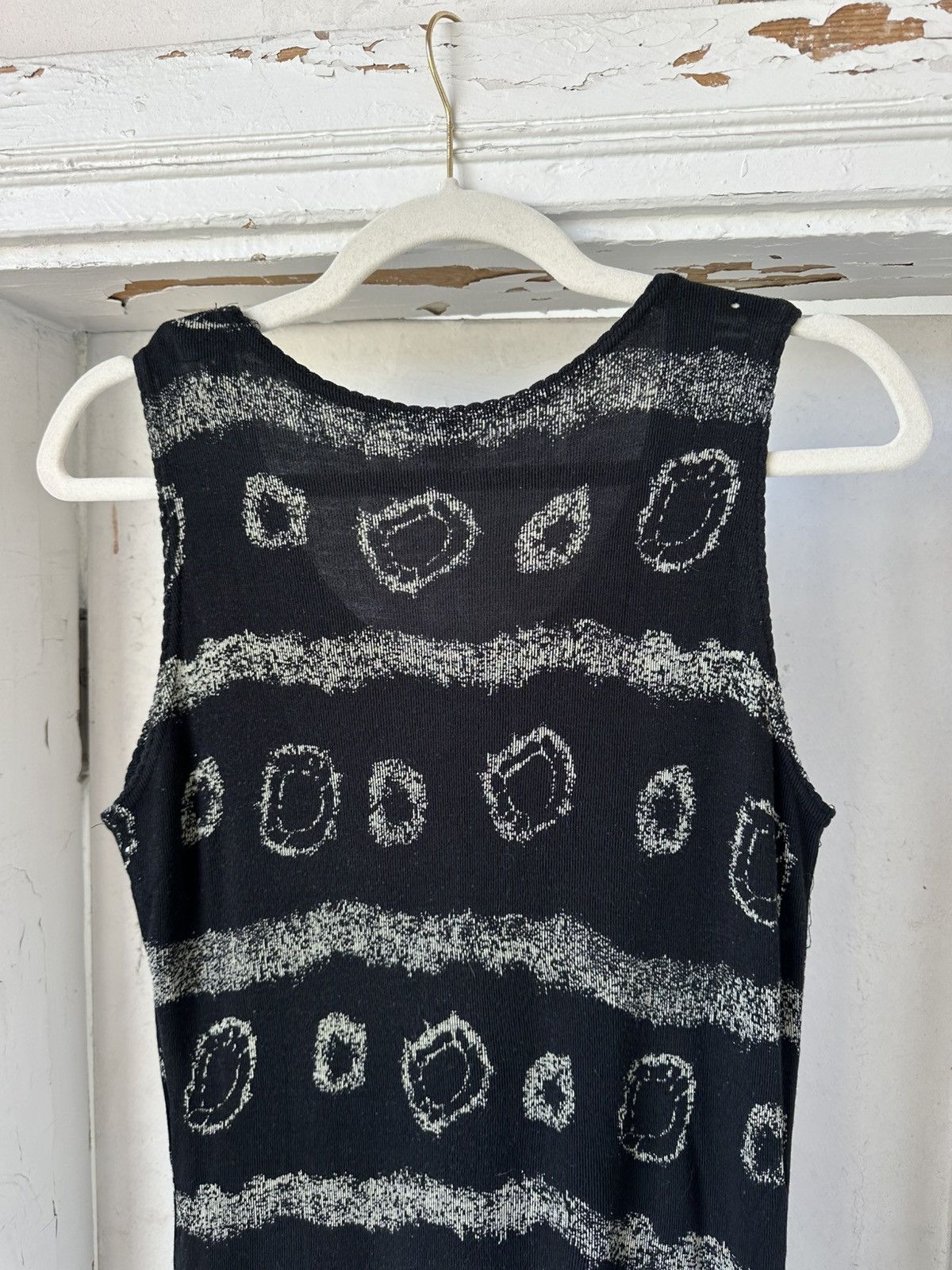 If Six Was Nine × Japanese Brand × Vintage Vintage Black Spotted Top Size M / US 6-8 / IT 42-44 - 7 Thumbnail