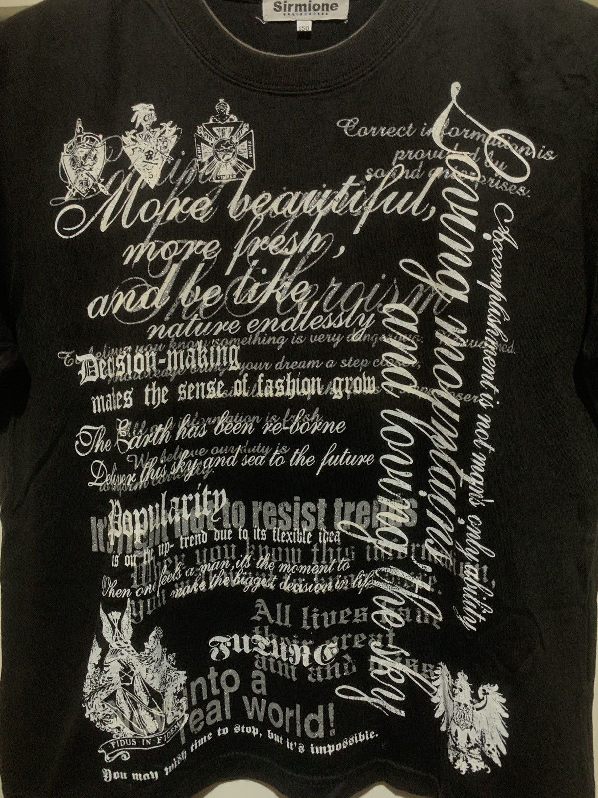 14th Addiction Japanese Sirmione Double Layer Seditionaries Poem Tee Shirt Size US M / EU 48-50 / 2 - 7 Thumbnail